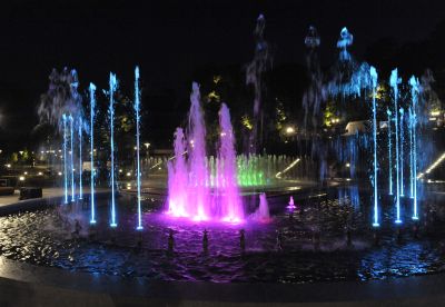 Fontanna Multimedialna w Rzeszowie, Fot. Bogdan Szczupaj Galeria Fotografii Miasta Rzeszowa